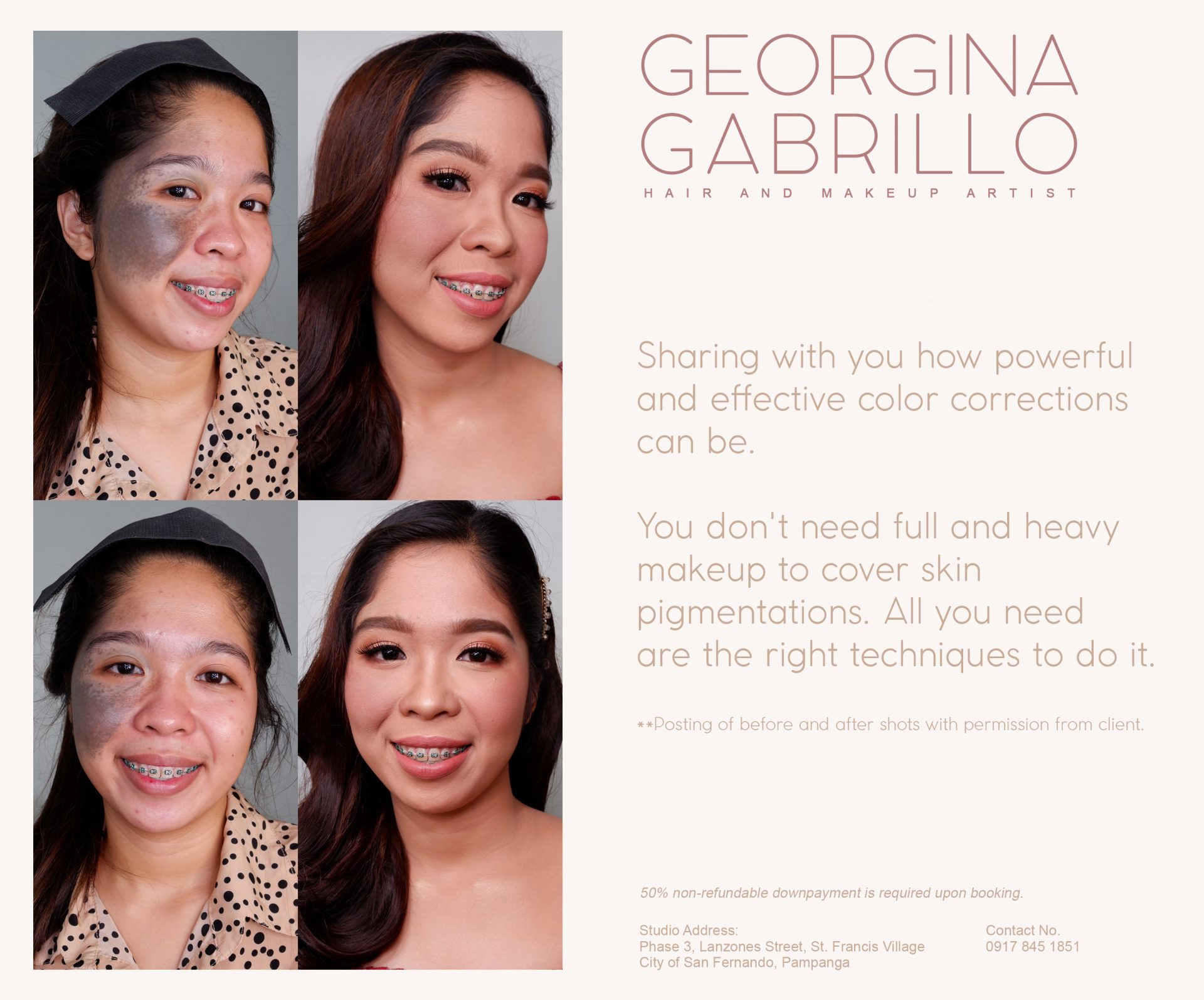 Hair and Makeup by Georgina Georgina Gabrillo